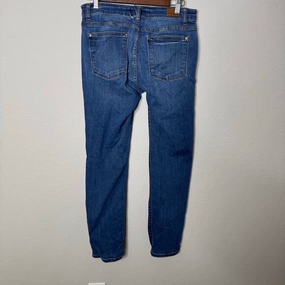 Judy Blue Womens Straight Leg Jeans Size 11/30 Dark Wash Stretch Denim Mid Rise - Picture 5 of 11